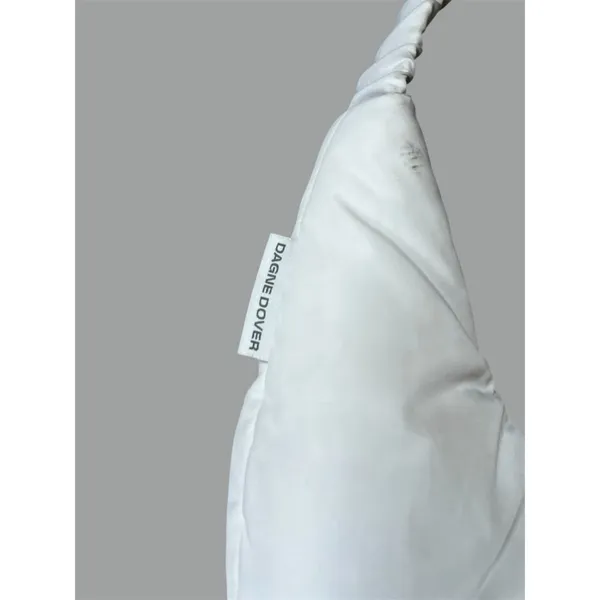 Dagne Dover Rider Crescent Puff Shoulder Bag in Moonbeam Cream Purse - Image 7