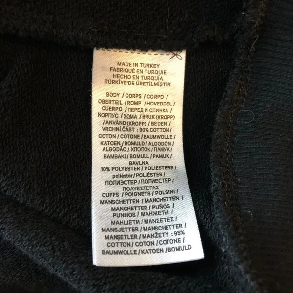 Lauren Ralph Lauren Black Label Womens Pullover Hoodie Embossed Logo 2XS - Image 5