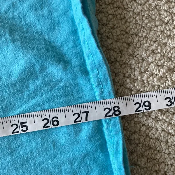 Comfort Colors Chickadees T-Shirt Light Blue Unisex Size Large Rush Chi Kappa - Image 5