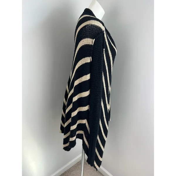 Free People Circle Back Striped Chevron Cardigan Small - Image 3