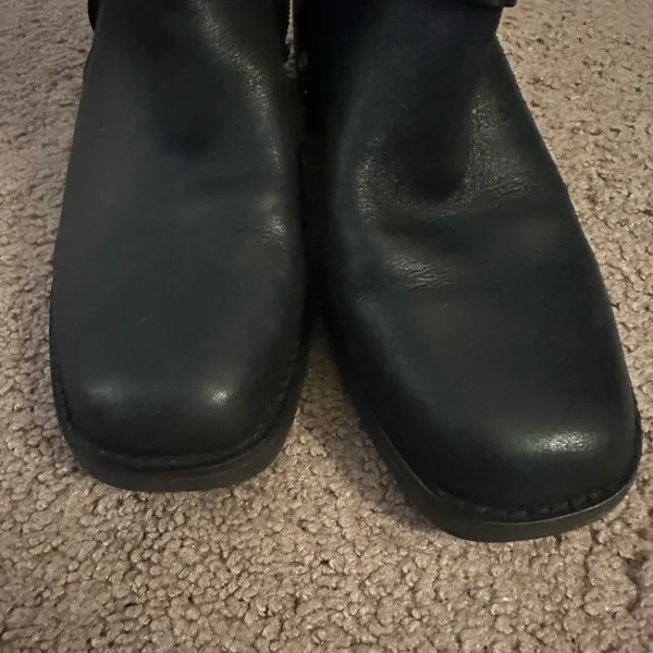 Sole Society Black Leather Moto Boots 7.5 - Image 10