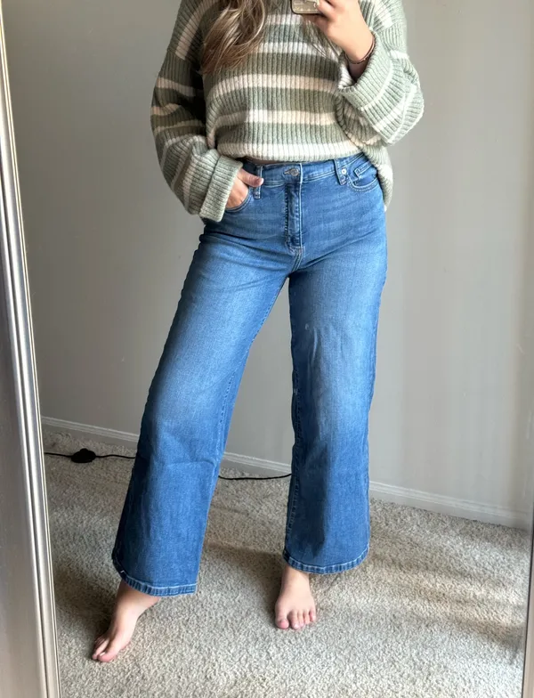 Banana Republic High-Rise Wide-Leg Jeans - Image 2