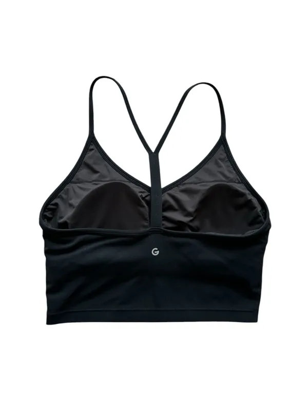 🔃Glowmode Black Cropped Tank Top Size M - Image 4