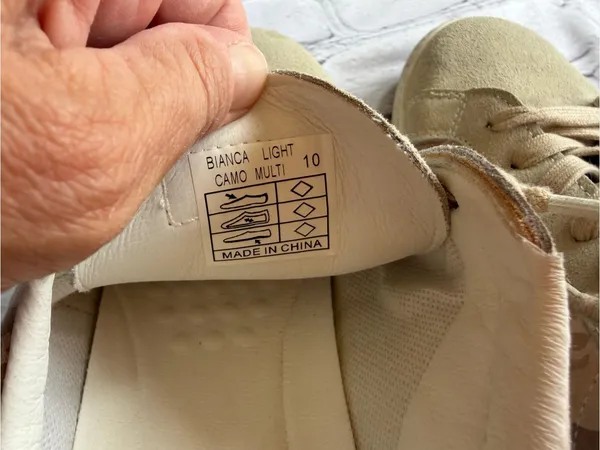 Vintage Havana Bianca Light Camo Multi Size 10 Cute Sneakers Gold Sparkle Star - Image 15