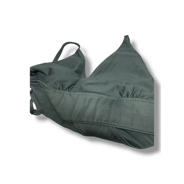 Nike Indy Light Support Sports‎ Bra Dark Teal Green Womens M Textured Shine - Image 3