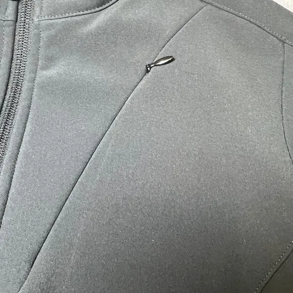 LL Bean Womens Size Medium Black Softshell Full‎ Zip Jacket Fleece Lined Outdoor - Image 8