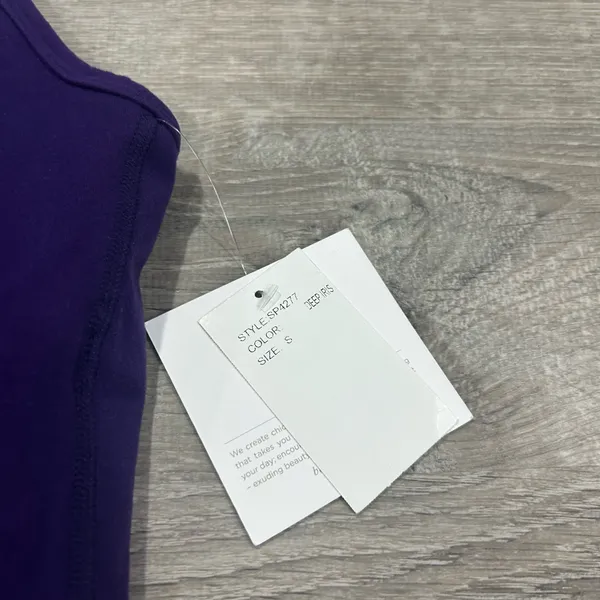 Beyond Yoga Purple Tank Top NWT Size S - Image 2