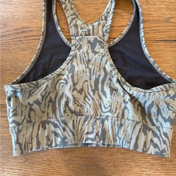 Varley Animal Print Sports Bra – Size Medium – Racerback Performance Bra - Image 3