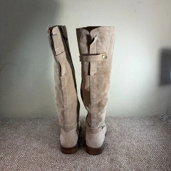 Sarto by Franco Sarto Coley Knee High Riding Boot Sz 7M Suede Leather Boho Party - Image 5