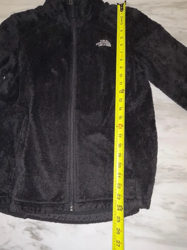 The North Face Black Osito High Pile Fleece Full Zip Jacket Medium - Image 7