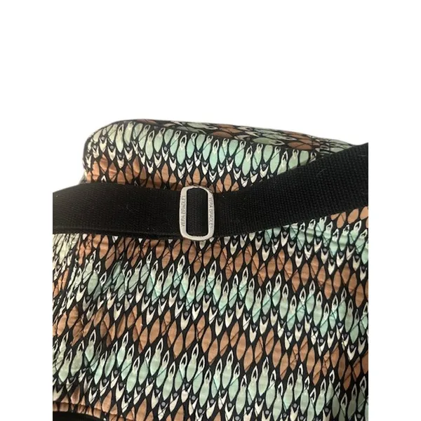 Vera Bradley Brown Multi-Color Sierra Stream Pattern Laptop Messenger Bag Women - Image 8