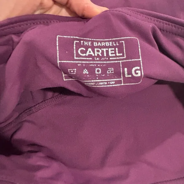 Barbell Cartel Legacy 5" Shorts Women's Large Orchid Purple Gym Athletic - Image 5