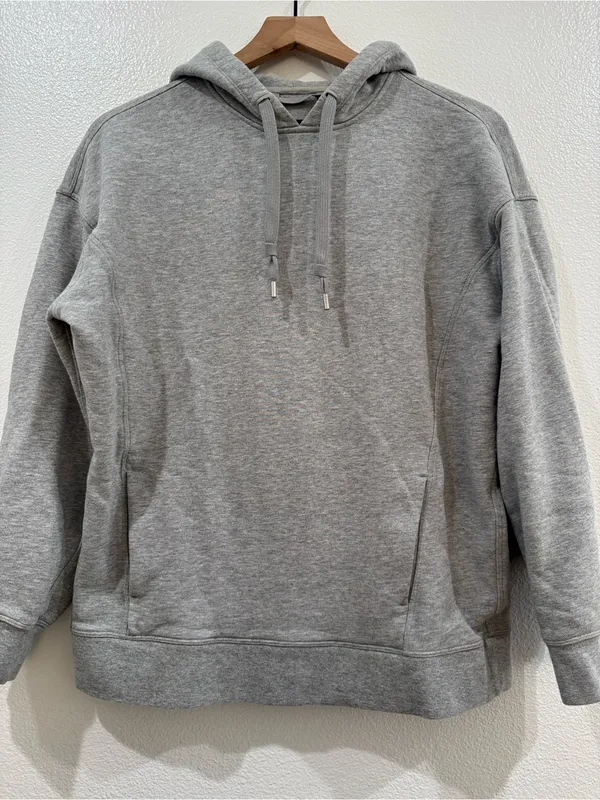 Women’s Lululemon Heather Gray Pullover Hoodie - Image 2
