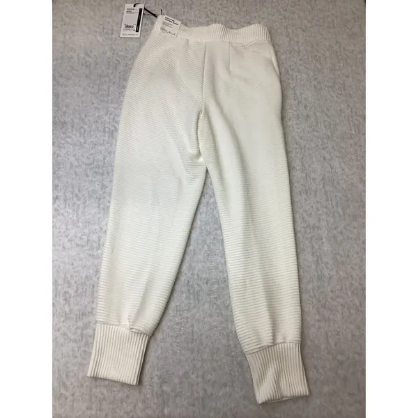 CALIA Elevate Rib High-Rise Jogger XS Cloud Cover White Textured WAX82 NEW… - Image 5