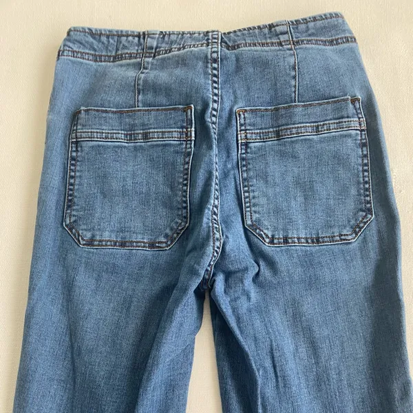 Free People High Waisted Flare Jeans - Image 7