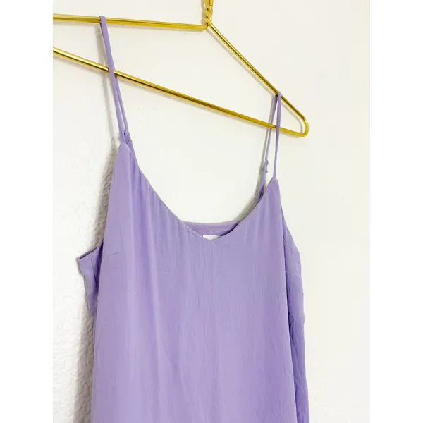Anthropologie Line & Dot Mara Slip Maxi Dress Size Small Lavender Cocktail Chic - Image 10