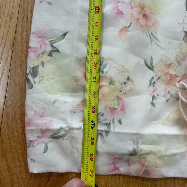 NWT Klesis Floral Tube Dress‎ L Large Strapless Statement Ruffle Mini Wedding - Image 11