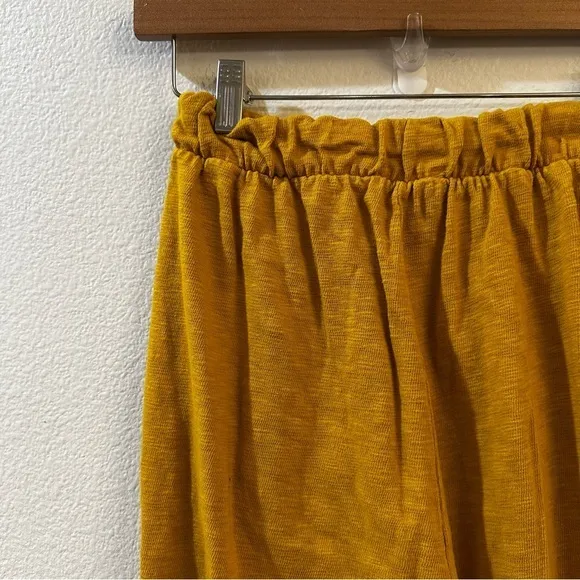 Free People Beach Culver City Pleated Slouchy Pants Size XS Yellow‎ Boho Casual - Image 8