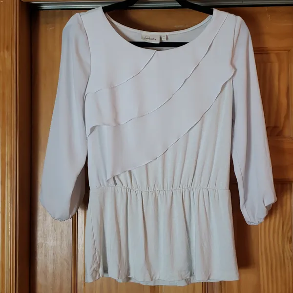 Anthropologie Deletta open sleeve blouse - Image 3
