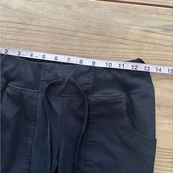 Cherokee Black Scrub Joggers Elastic Waistband Tapered Fit - Image 8