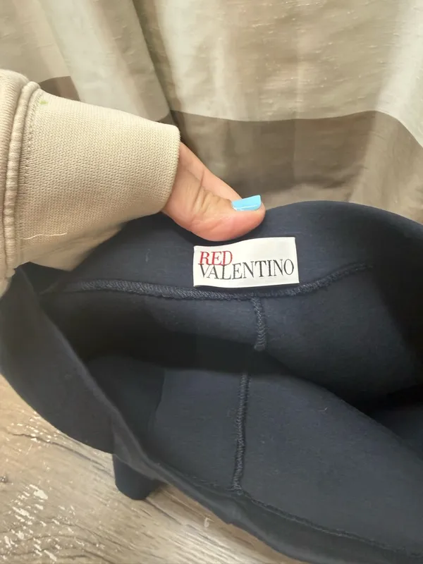 RED‎ VALENTINO navy blue mini skirt size small - Image 3