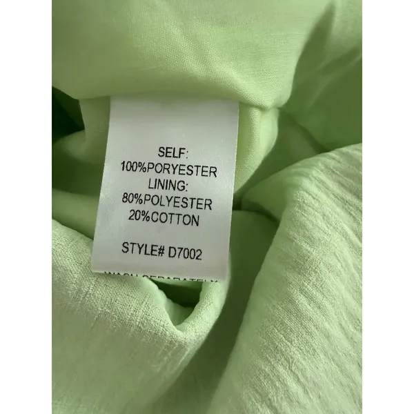 Bohme Halston Midi Dress Green‎ Women's Size Large - Image 15