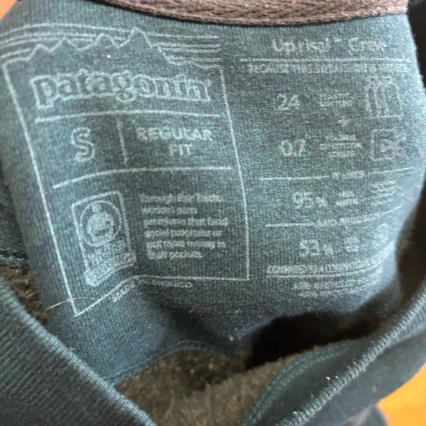 Patagonia Regular Fit Outdoor Hiking Camping Preppy Crewneck Sweatshirt S - Image 3