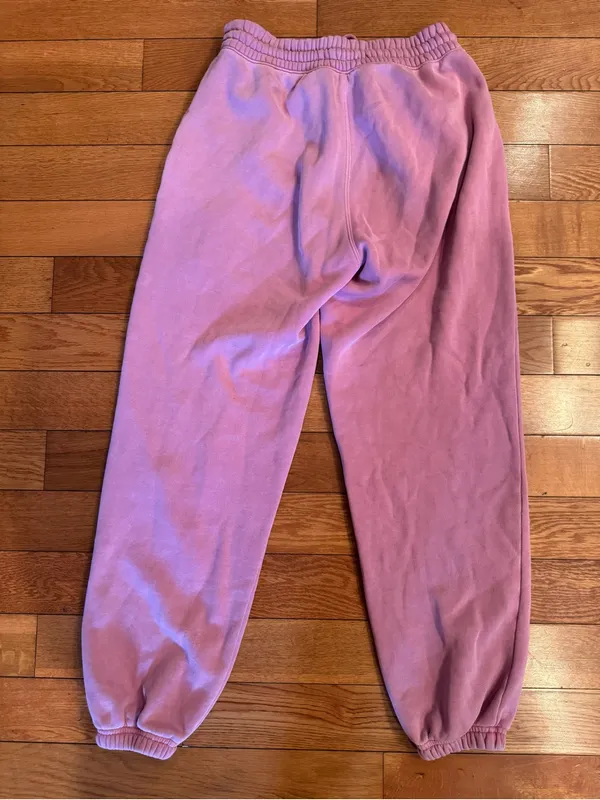 Abercrombie & Fitch Soft AF Fleece Sweatpants – Purplish/Pink, Size Small - Image 4