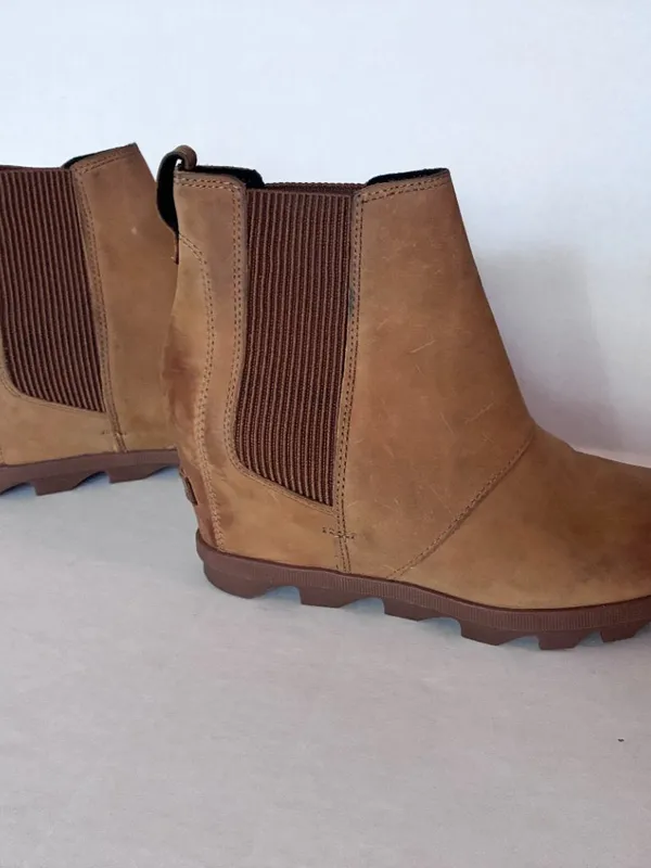Sorel Joan of Arctic Wedge II Chelsea Boot - 8.5 - Camel Brown - Image 5