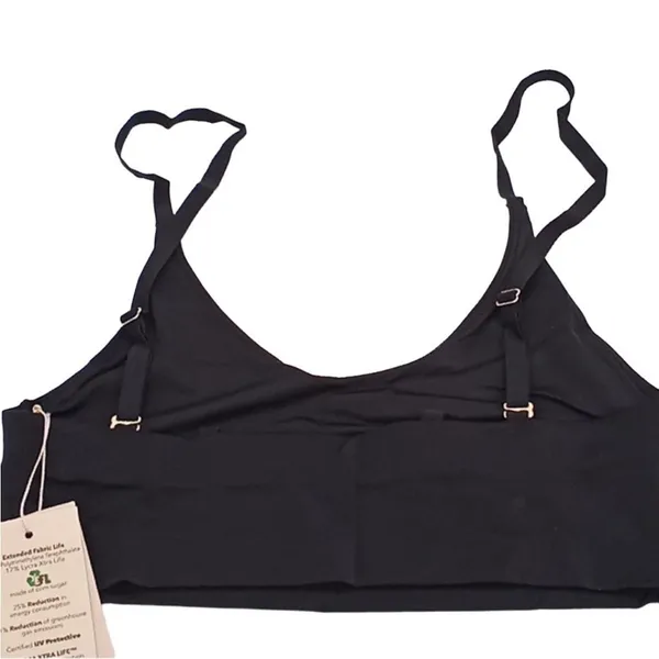 FREE PEOPLE x HAH Bralette Women Sz L Black Sporty Casual Athletic Versatile NWT - Image 10