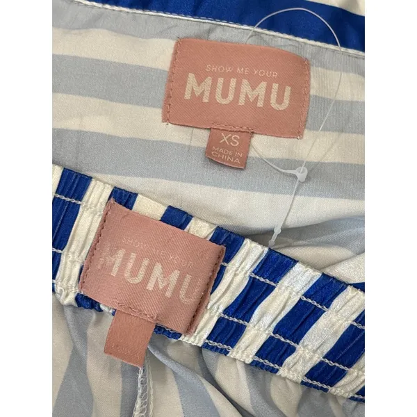 Show Me Your Mumu Classic PJ Set in Blue XSmall Womens Pants 2 piece Pajamas - Image 10