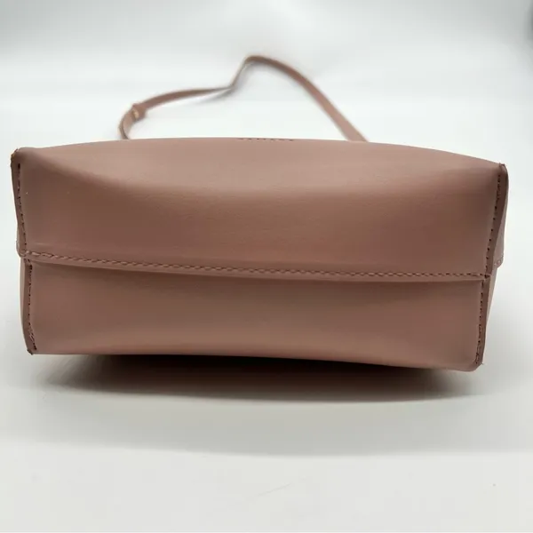 Samara Dusty Rose Crossbody Bag with Minimalist Clean Design Adjustable Strap - Image 7