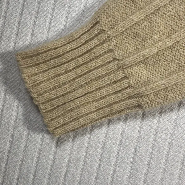 Vintage Tami Women’s Small Yellow Rib Knit Quarter Zip Mock Neck Sweater - Image 5