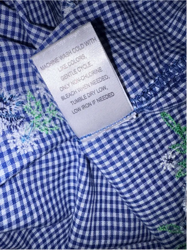Gypsies & Moondust Ruffled Gingham Off-The-Shoulder Blouse Size L (19” PTP) NWT - Image 8