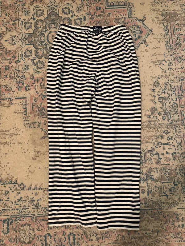 Shop Fancy Navy Striped Boxer Pants - Image 3