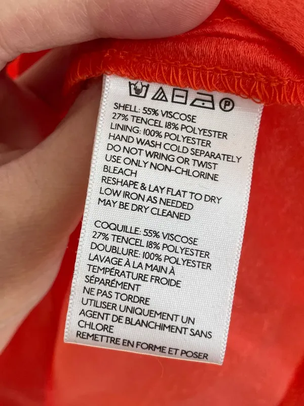 COOPERATIVE URBAN OUTFITTERS Bright Coral Orange Strapless Mini Sheath ? Dress - Image 11