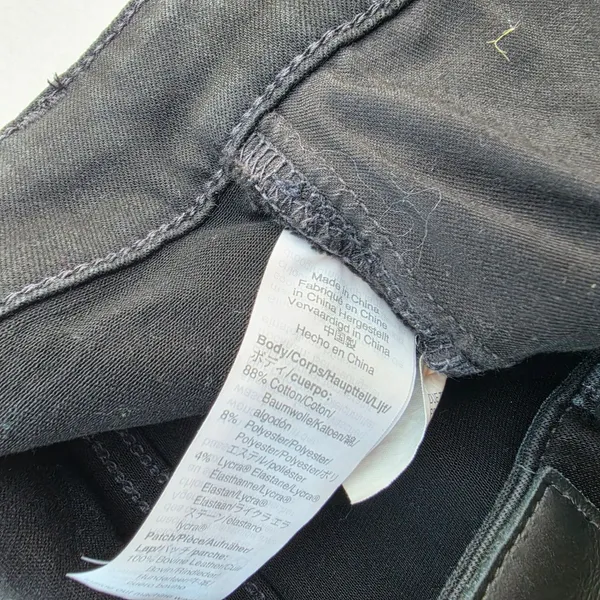 Madewell Curvy High-Rise Skinny Jeans Black Denim J1376 Womens Size‎ 32 - Image 6