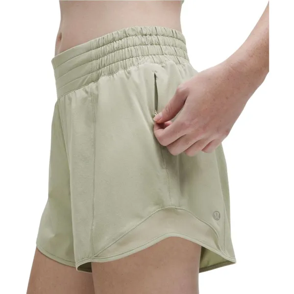 Lululemon Hotty Hot High-Rise Lined Short 4" Fog Green - Image 2