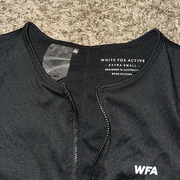 WHITE FOX BOUTIQUE work hard jumpsuit black, size XS - Image 3
