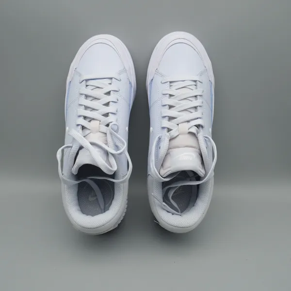 Nike Court Legacy Lift Womens 7.5 Light Blue Platform Sneaker FV5526-001 - Image 8