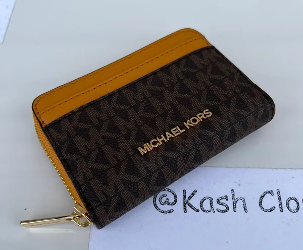 MK JST MD Zip Around Card Case - Marigold - Image 2