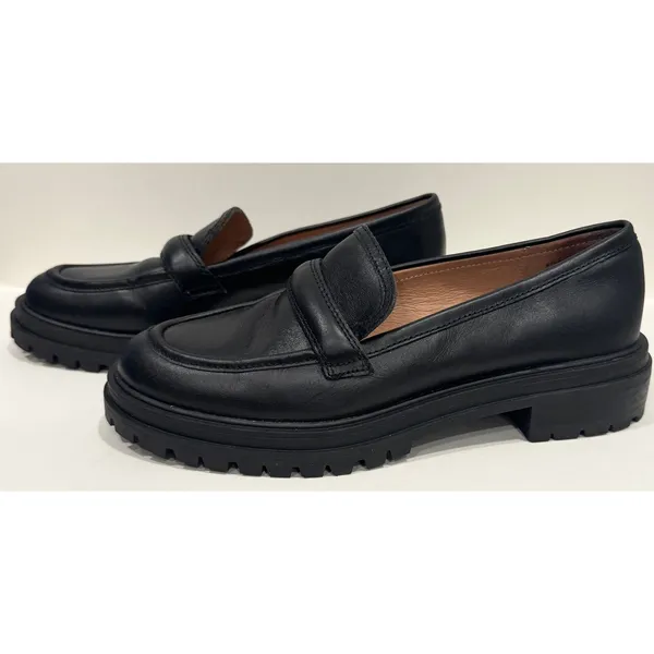 MADEWELL The Bradley Lugsole Loafer Genuine Leather Platform Size 9 (NG674) - Image 2