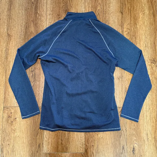 Under Armour Tampa Bay Rays Womens M Navy Blue Stripe Quarter Zip Pullover - Image 6