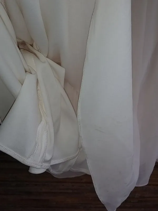 After Six 16 Eggshell Halter Formal Dress Plus - Image 5