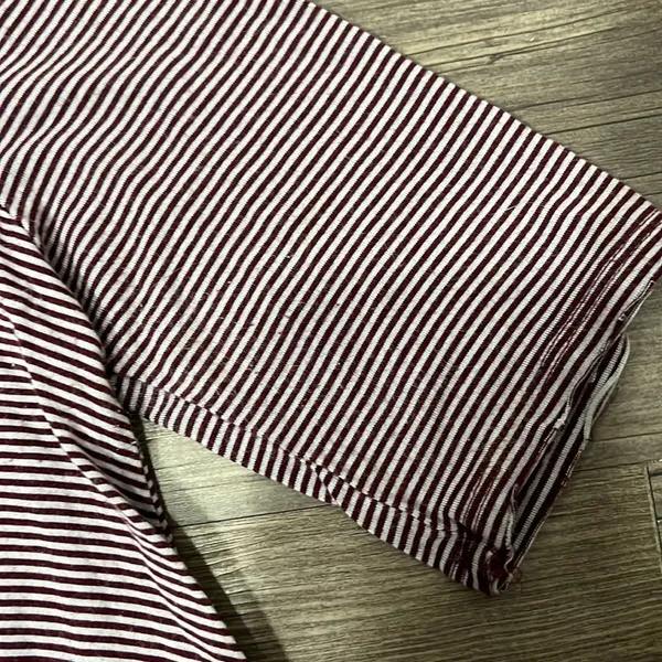 AEO Purple Stripe Soft & Sexy T Size XS - Image 3