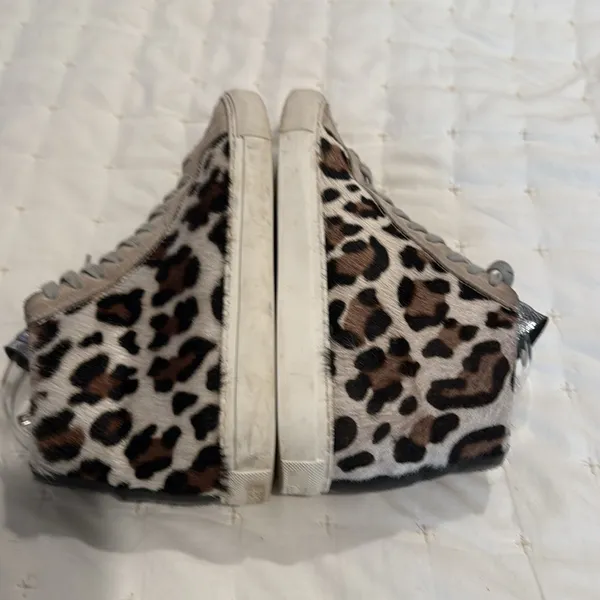 P448 ponyhair cheetah high top sneakers (7) - Image 5