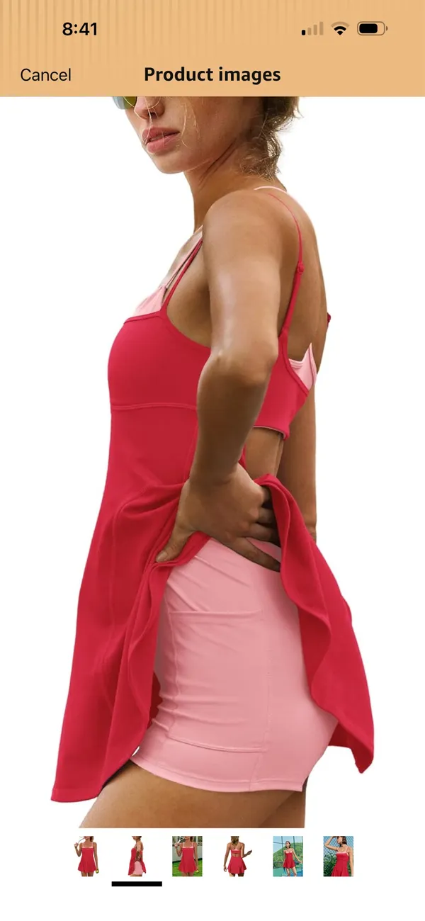 Amazon red tennis dress - Image 3