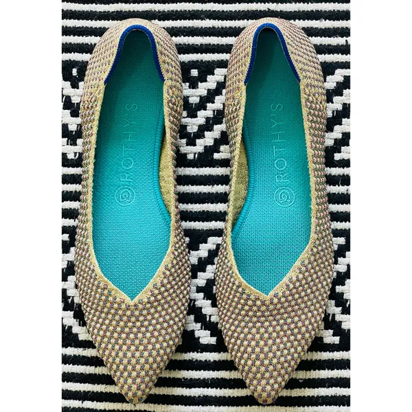 Rothy’s The Point Multi Metallic Flats - Image 3