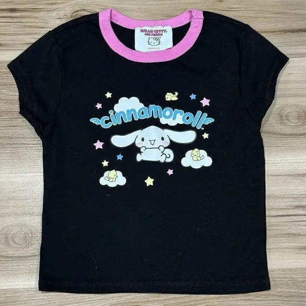 Hello Kitty X Forever 21 Sanrio Cinnamoroll Graphic Baby Tee Women’s Medium - Image 2