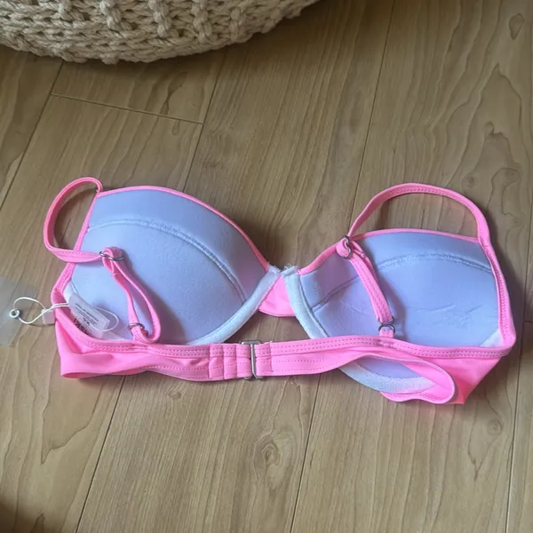 saski Pink Bikini Top Size XS - Image 2